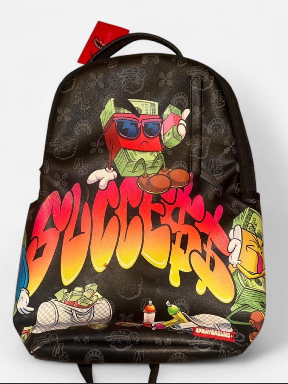 Sprayground money boys Men's Backpack - Success Street Art Design